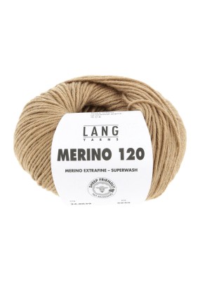 Lang Yarns Merino 120 Dark Camel (34.0639)