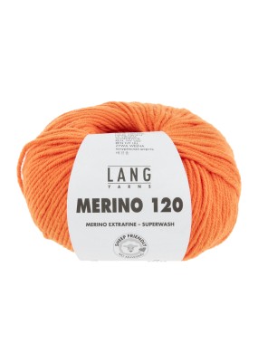 Lang Yarns Merino 120 Orange Neon (34.0659)