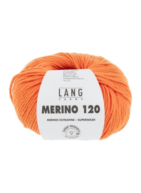 Lang Yarns Merino 120 Orange Neon (34.0659)