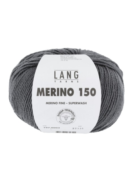 Lang Yarns Merino 150 Graphite (0003) 