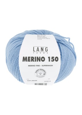 Lang Yarns Merino 150 Cloud Blue (0020)