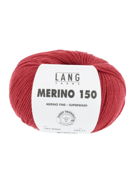 Lang Yarns Merino 150 Hot Red (0060)