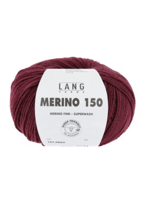 Lang Yarns Merino 150 Burgundy (0063)