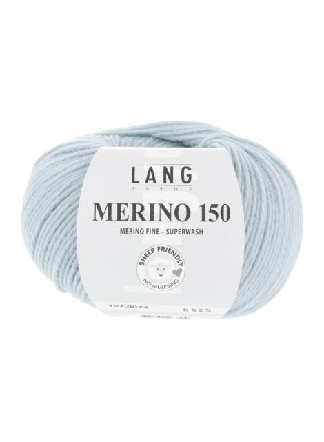 Lang Yarns Merino 150 Baby Blue (0074)