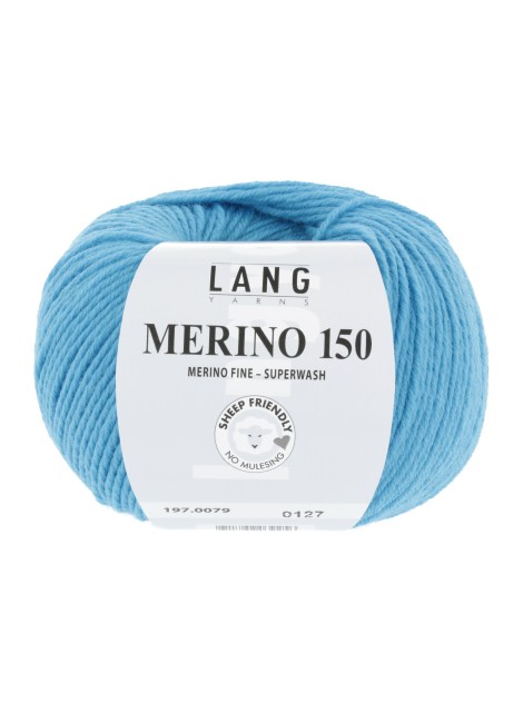 Lang Yarns Merino 150 Cyan (0079)