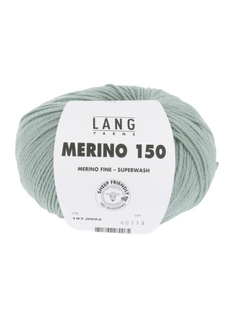 Lang Yarns Merino 150 Vintage Green  (0092)