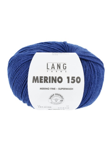 Lang Yarns Merino 150 Royal Blue (0106)