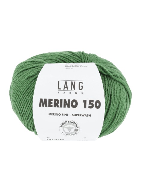 Lang Yarns Merino 150 Green (0116)