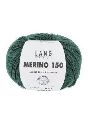 Lang Yarns Merino 150 Dark Green (0118)