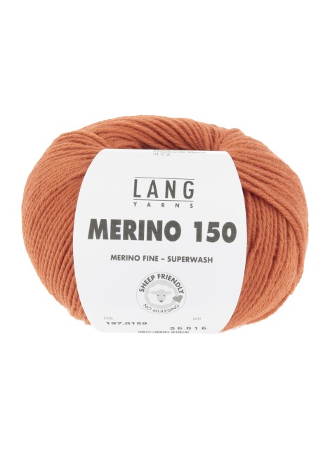 Lang Yarns Merino 150 Orange (0159)