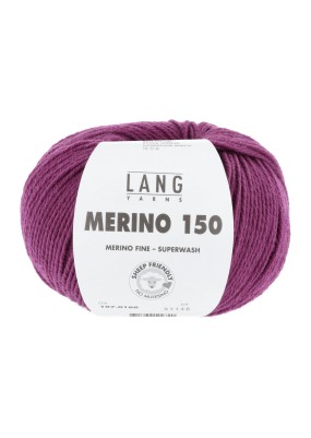 Lang Yarns Merino 150 Raspberry (0166)