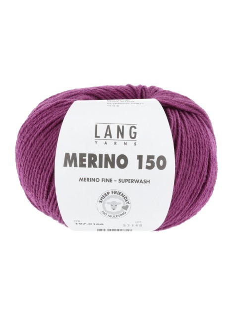 Lang Yarns Merino 150 Raspberry (0166)