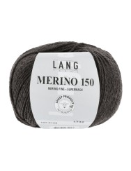 Lang Yarns Merino 150 Dark Brown (0168)