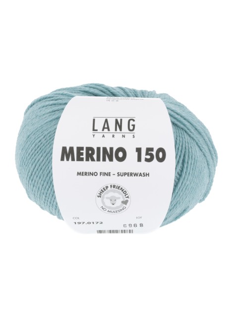 Lang Yarns Merino 150 Blue Turquoise (0172)