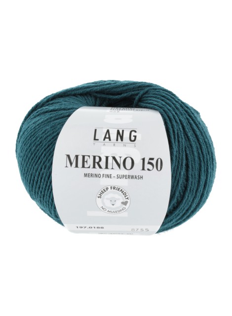 Lang Yarns Merino 150 Teal (0188)