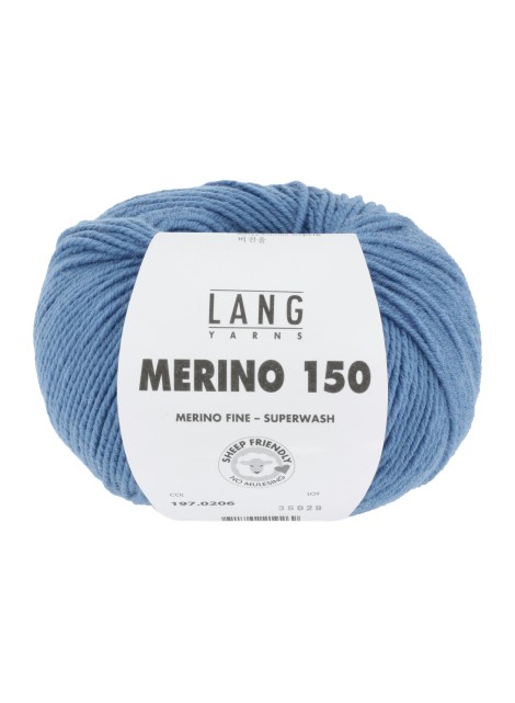 Lang Yarns Merino 150 Denim (0206)