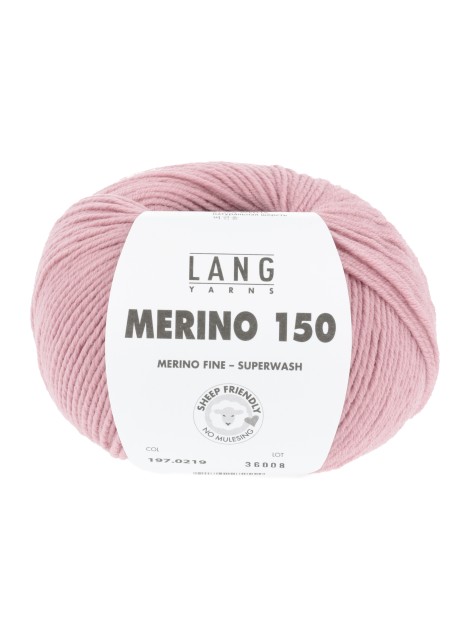 Lang Yarns Merino 150 Vintage Pink (0219)