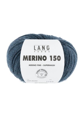 Lang Yarns Merino 150 Dark Blue (0233)