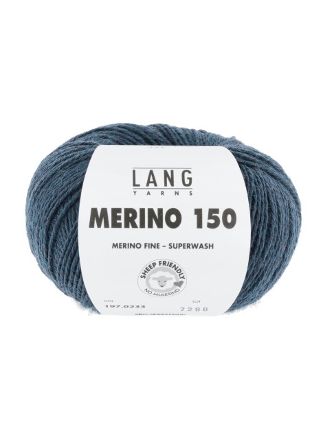 Lang Yarns Merino 150 Dark Blue (0233)