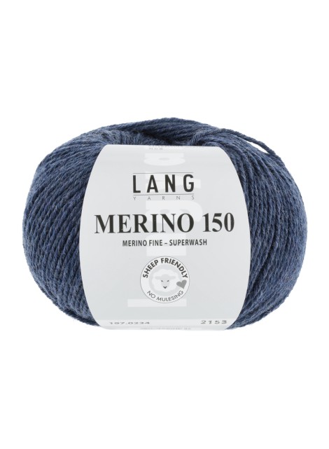 Lang Yarns Merino 150 Dark Jeans (0234)