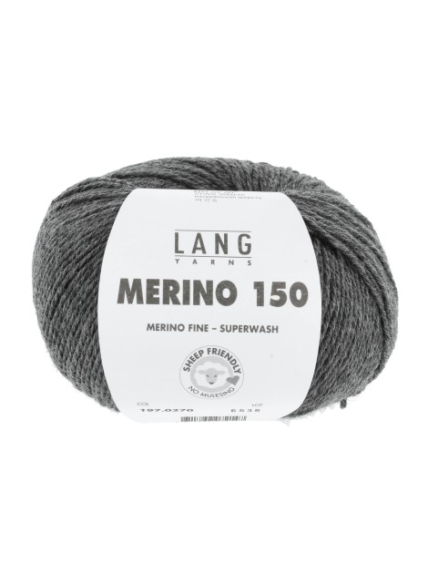 Lang Yarns Merino 150 Anthracite (0270)