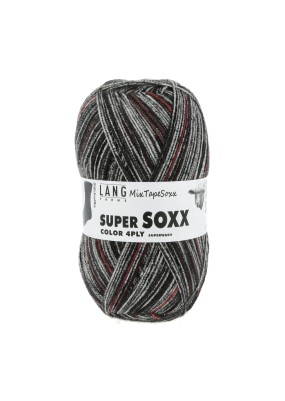 Lang Yarns Super Soxx Color 4 Ply MixTapeSoxx OldSchoolMix (0451)