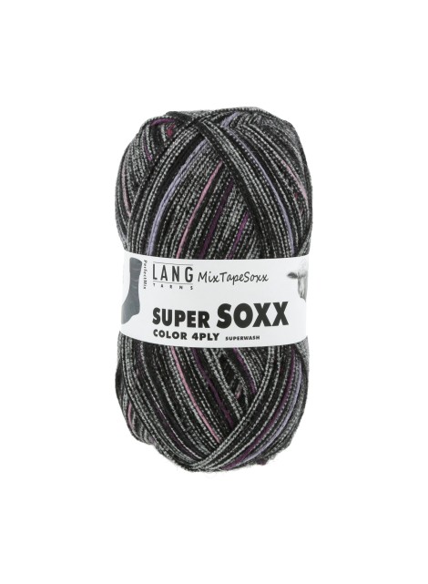 Lang Yarns Super Soxx Color 4 Ply MixTapeSoxx PerfectMix (0454)