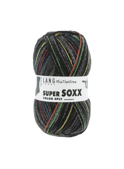 Lang Yarns Super Soxx Color 4 Ply MixTapeSoxx WorkoutMix (0455)