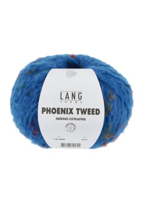 Lang Yarns Phoenix Tweed Merino Extrafine Royal Blue (0006)