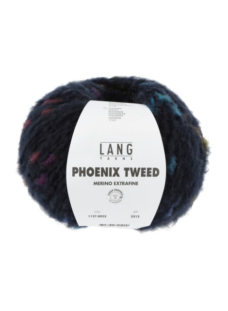 Lang Yarns Phoenix Tweed Merino Extrafine Marine (0025)