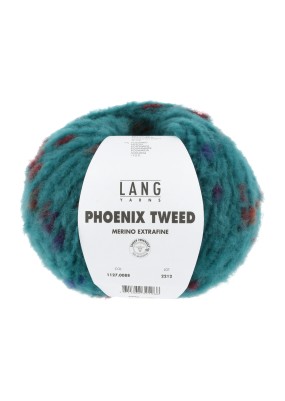 Lang Yarns Phoenix Tweed Merino Extrafine Petrol (0088)