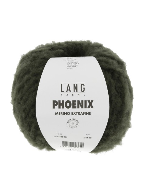 Lang Yarns Phoenix Merino Extrafine Army (0098)