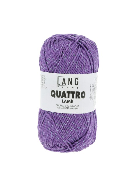 Lang Yarns Quattro Lame Purple (0146)