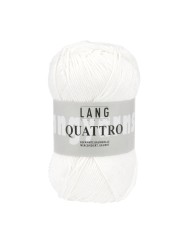 Lang Yarns Quattro White (0001)