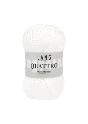 Lang Yarns Quattro White (0001)