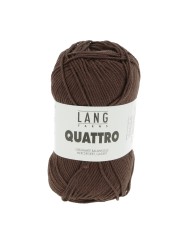 Lang Yarns Quattro Dark Chocolate (0168)