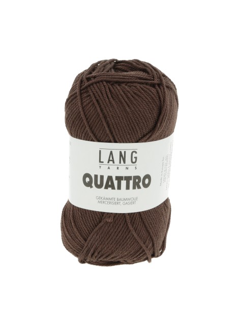 Lang Yarns Quattro Dark Chocolate (0168)