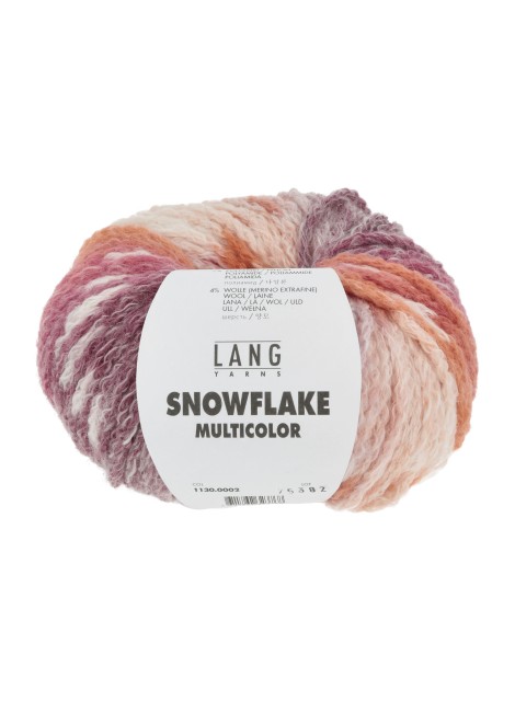 Lang Yarns Snowflake Orange Punch (0002)