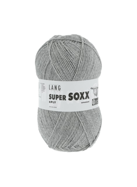 Lang Yarns Super Soxx 6 Ply Superwash UNI Misty (0003)