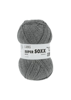 Lang Yarns Super Soxx 6 Ply Superwash UNI Granite Grey (0005)