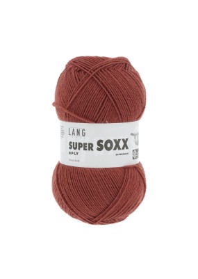 Lang Yarns Super Soxx 6 Ply Superwash UNI Copper (0015)