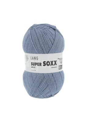 Lang Yarns Super Soxx 6 Ply Superwash UNI Light Denim (0020)