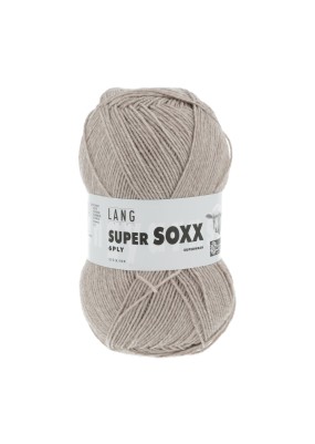 Lang Yarns Super Soxx 6 Ply Superwash UNI Light Taupe (0022)