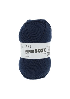 Lang Yarns Super Soxx 6 Ply Superwash UNI Marine (0025)