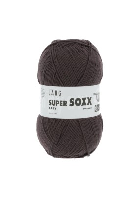 Lang Yarns Super Soxx 6 Ply Superwash UNI Dark Coffee (0067)