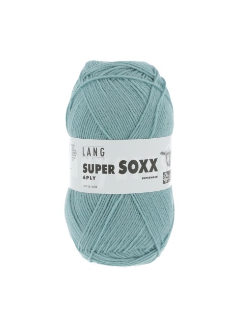 Lang Yarns Super Soxx 6 Ply Superwash UNI Seablue (0072)