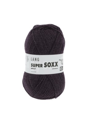 Lang Yarns Super Soxx 6 Ply Superwash UNI Aubergine (0080)