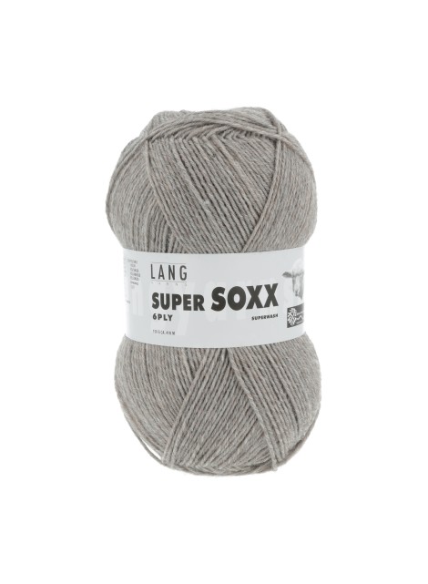 Lang Yarns Super Soxx 6 Ply Superwash UNI Taupe (0096)