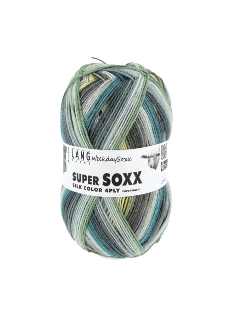 Lang Yarns Super Soxx Color 4 Ply Weekdaysoxx Wednesday (0465)