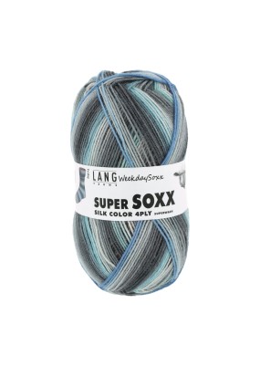 Lang Yarns Super Soxx Color 4 Ply Weekdaysoxx Friday (0467)